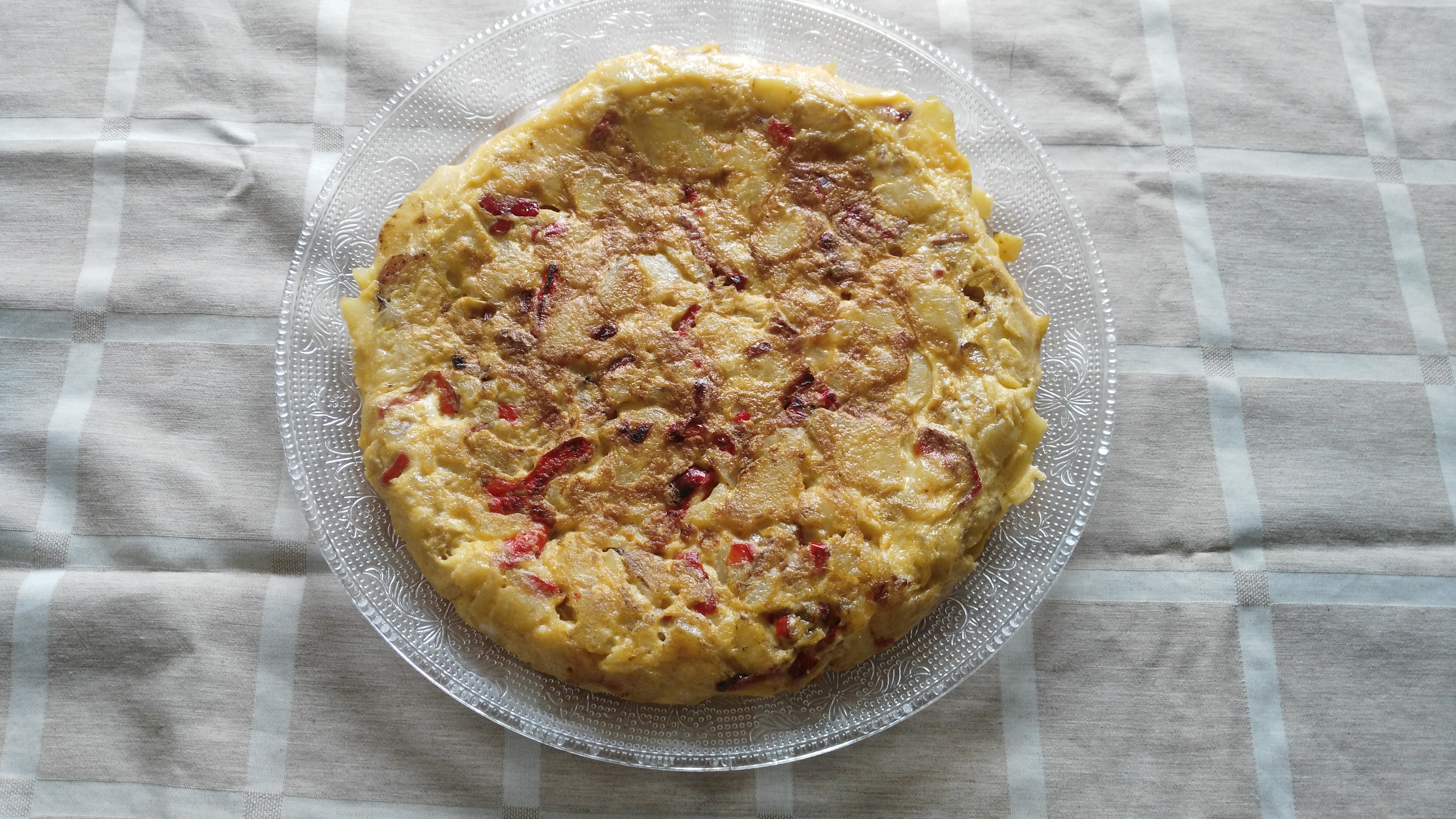 tortilla patate e peperoni